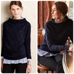 Anthropologie blue sweater